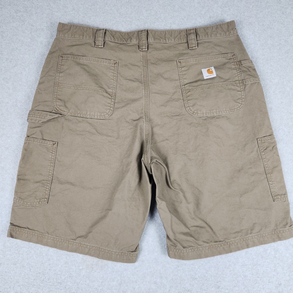 Carhartt Shorts Mens 42 Brown‎ Stretch Original Fit Canvas Carpenter Workwear